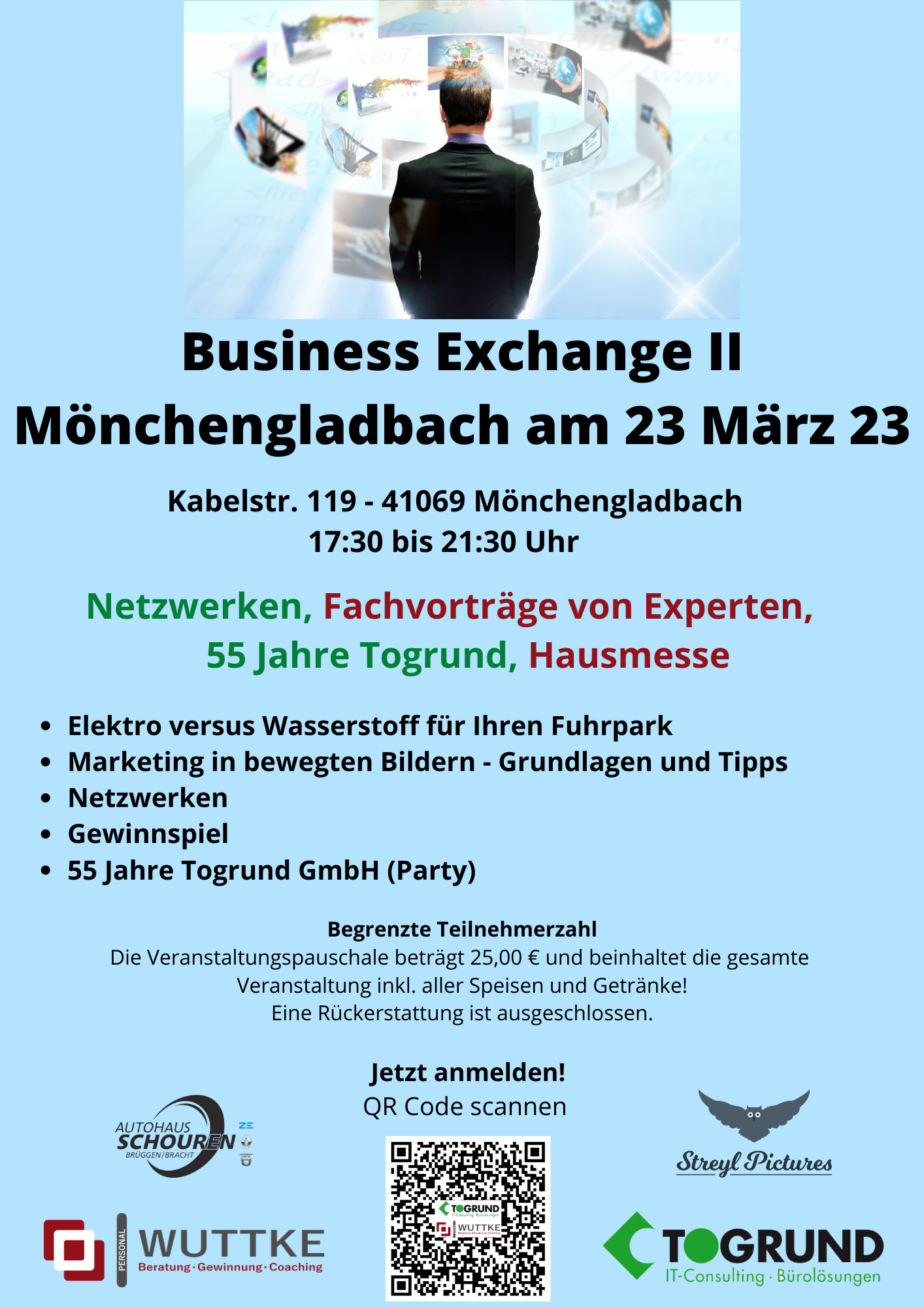 Netzwerken Hausmesse Fachvorträge Business Exchange Togrund