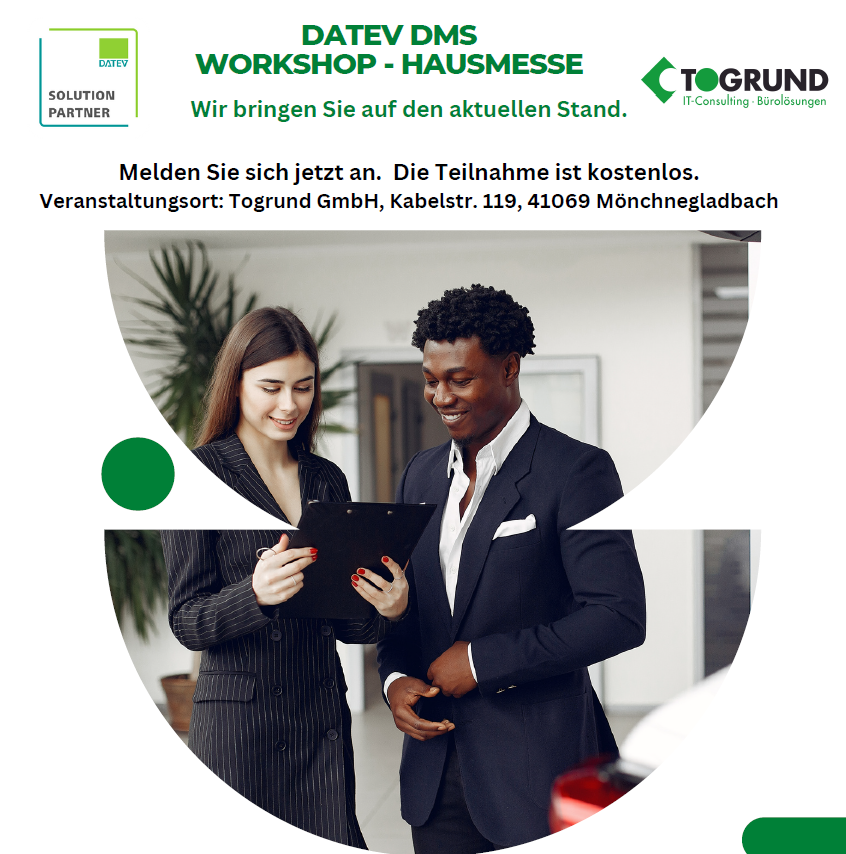 DATEV, Workshop, Hausmesse, Togrund